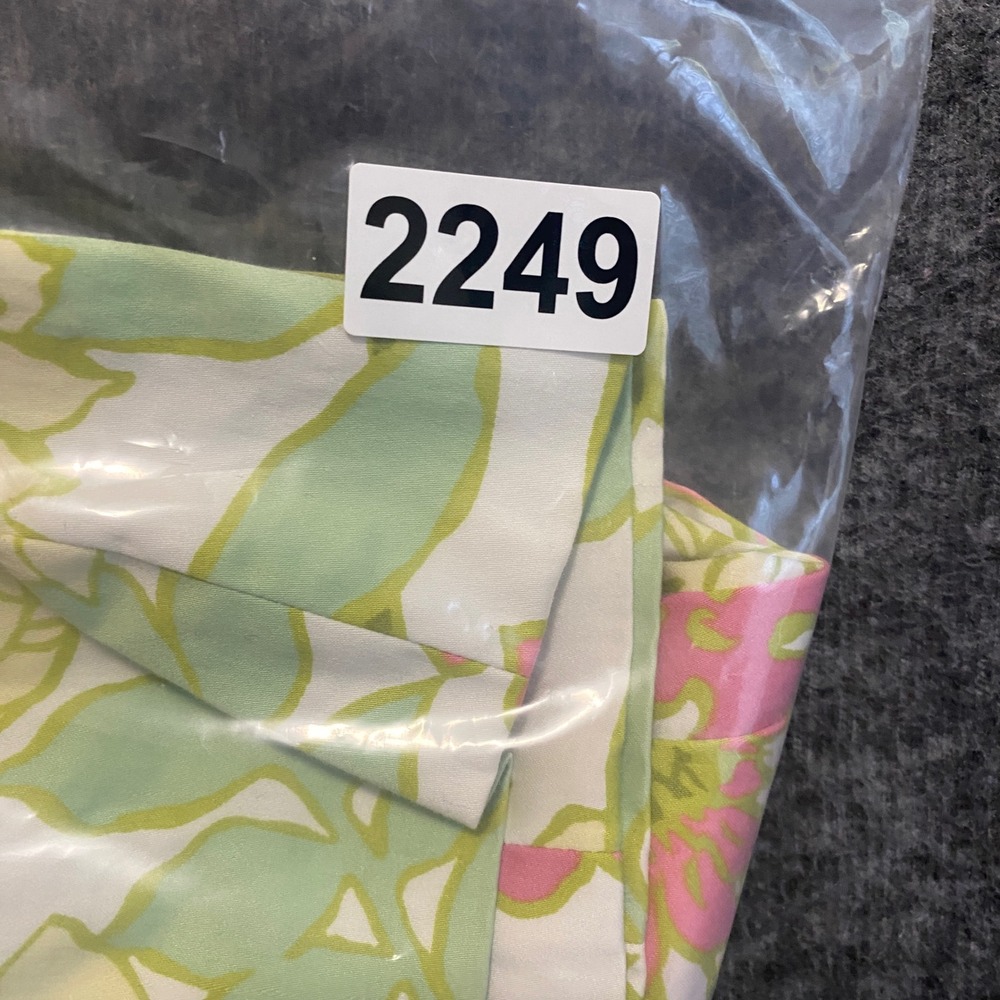 Brooks Brothers‎ Dress Womens 6 Floral Sleeveless Pink Green Coastal Vacation - Picture 8 of 8